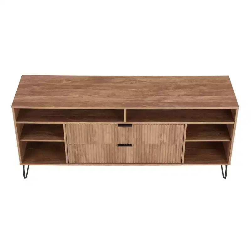Manhattan Comfort 63" Dumbo TV Stand for TVs up to 60" Golden Brown