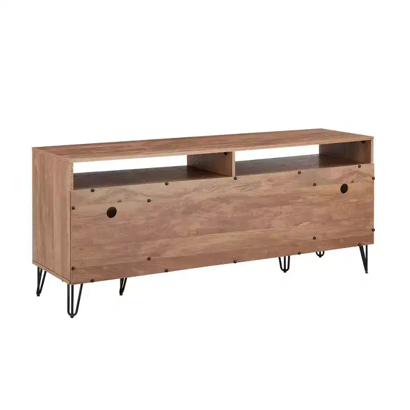 Manhattan Comfort 63" Dumbo TV Stand for TVs up to 60" Golden Brown