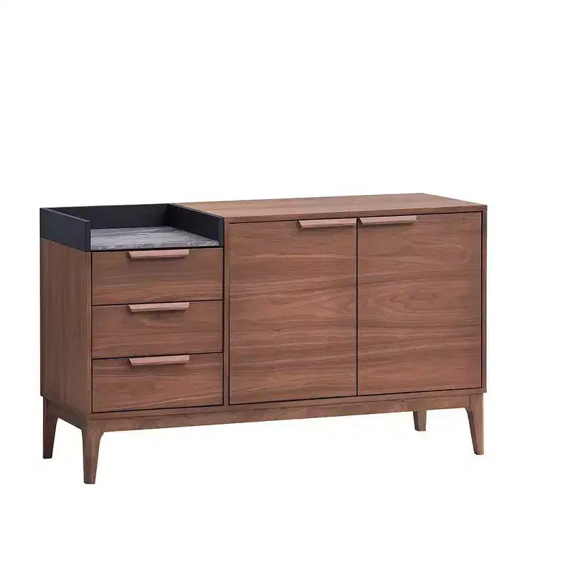 Acme Furniture Bevis Decorative Storage Cabinet Walnut Finish