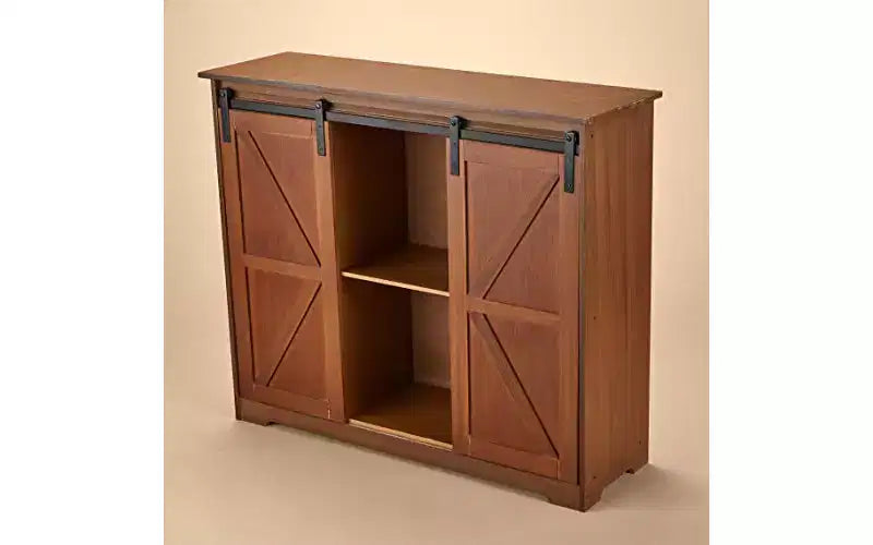 The Lakeside Collection Barn Door-Style Buffet Cabinets