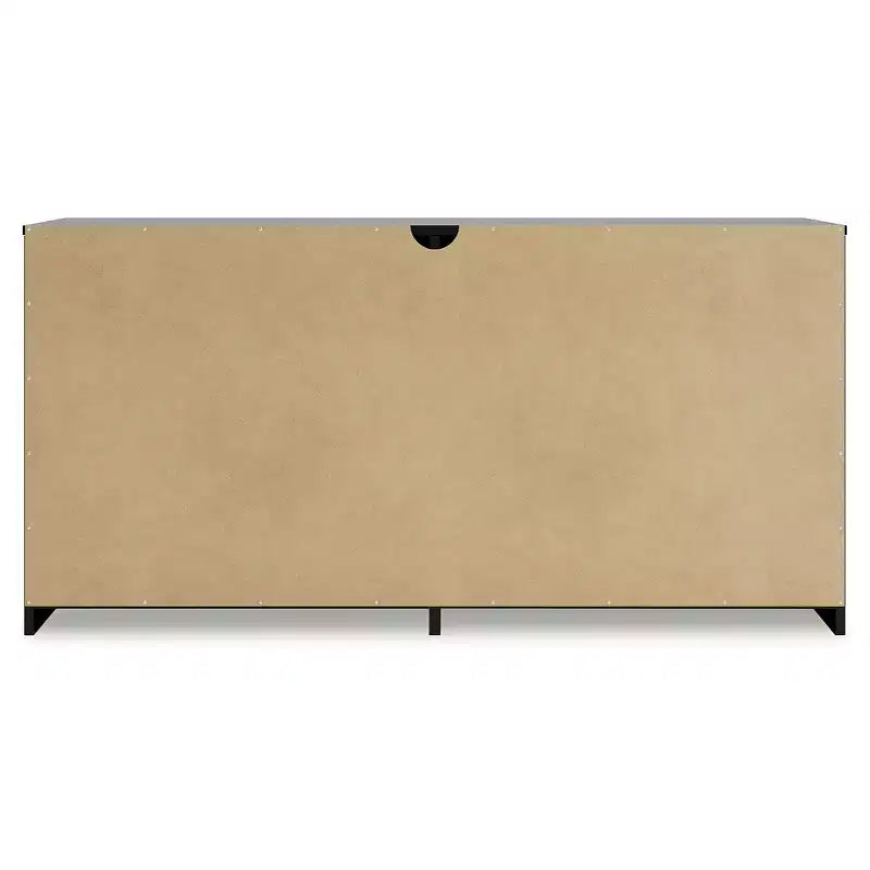 Signature Design by Ashley Casual Finch 6 Drawer Dresser, Black