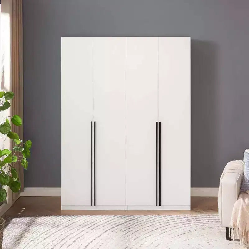 Manhattan Comfort 2pc Lee 4 Door Module Wardrobe