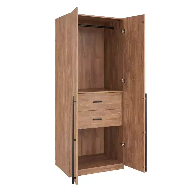 Manhattan Comfort 2pc Lee 4 Door Module Wardrobe