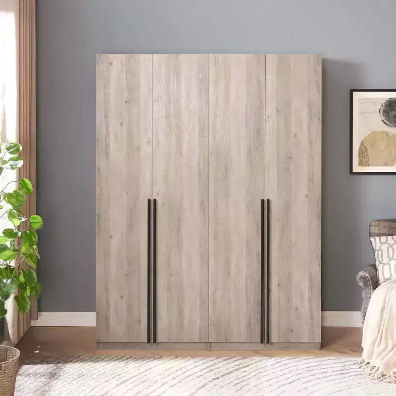 Manhattan Comfort 2pc Lee 4 Door Module Wardrobe