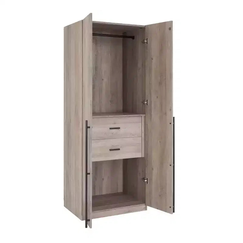 Manhattan Comfort 2pc Lee 4 Door Module Wardrobe