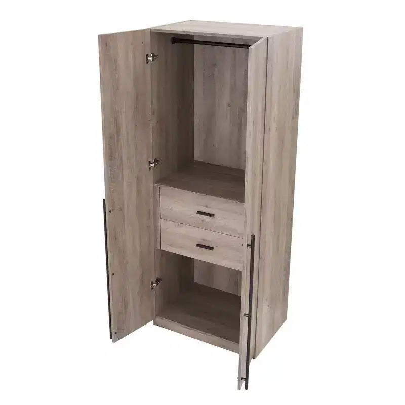 Manhattan Comfort 2pc Lee 4 Door Module Wardrobe