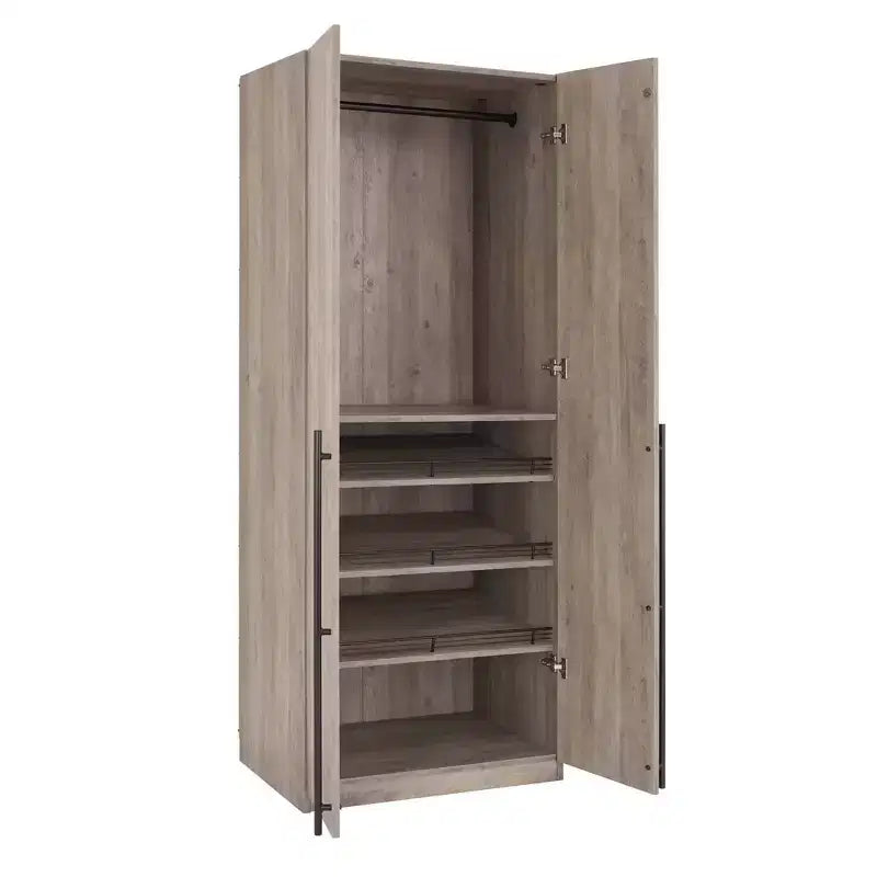 Manhattan Comfort 2pc Lee 4 Door Module Wardrobe