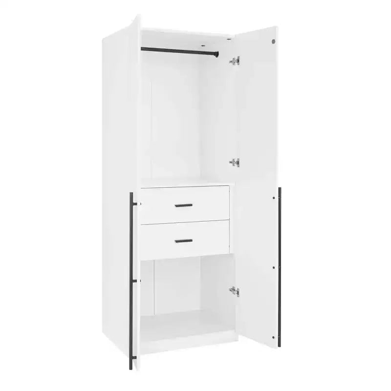 Manhattan Comfort 2pc Lee 4 Door Module Wardrobe