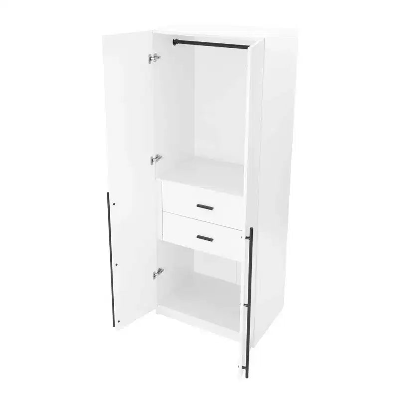Manhattan Comfort 2pc Lee 4 Door Module Wardrobe