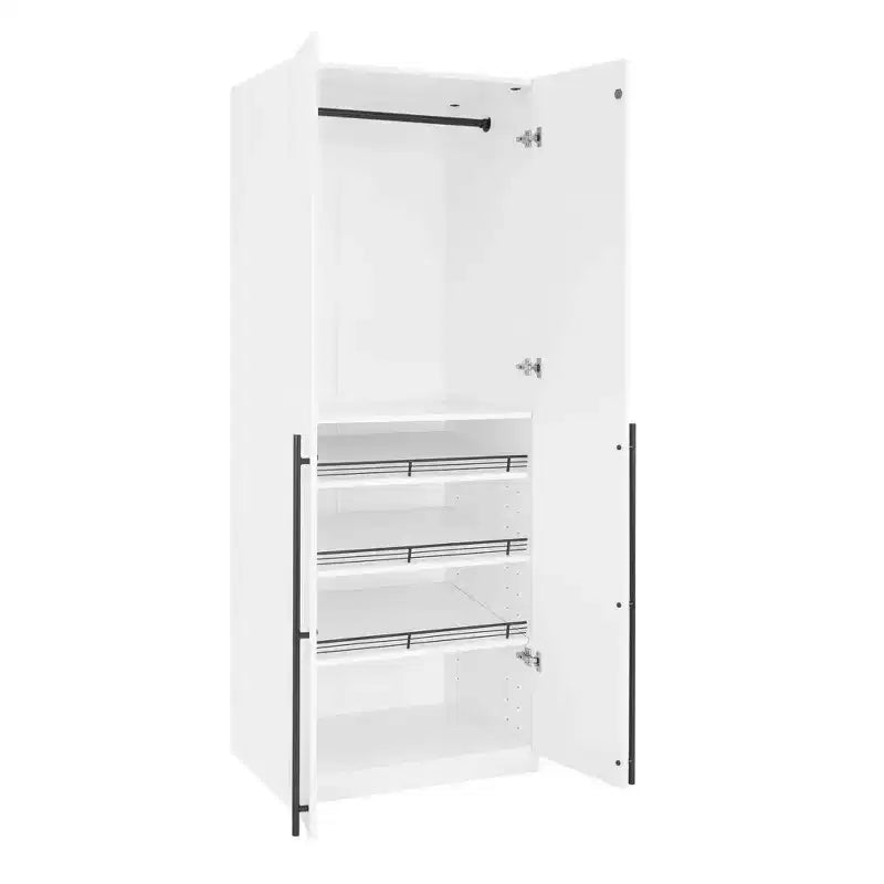 Manhattan Comfort 2pc Lee 4 Door Module Wardrobe