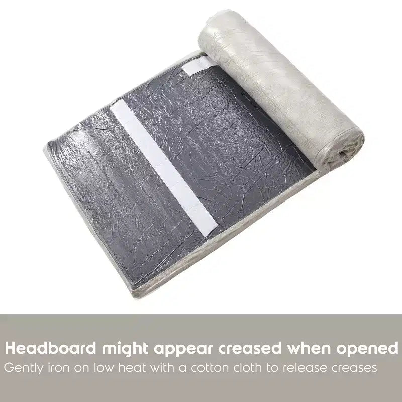 Upholstered Channel Stitched Headboard - Easy Assemble Wall Mounted Headboard with 3D Soundproof Wall Panels