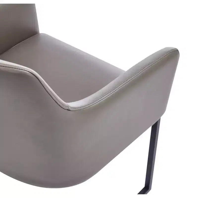 Set of 2 Serena Modern Leatherette Upholstered Dining Armchairs - Manhattan Comfort