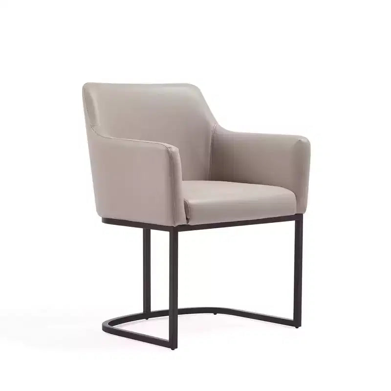 Set of 2 Serena Modern Leatherette Upholstered Dining Armchairs - Manhattan Comfort