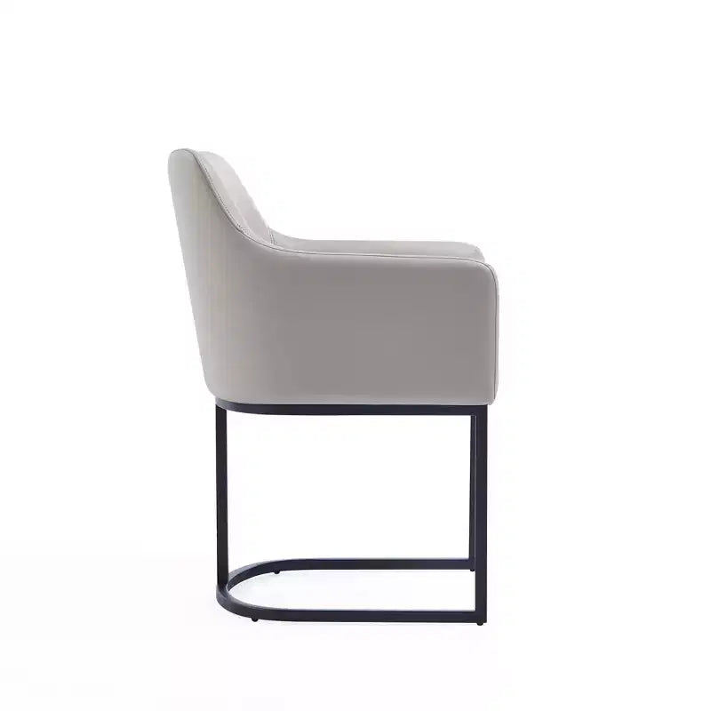 Set of 2 Serena Modern Leatherette Upholstered Dining Armchairs - Manhattan Comfort