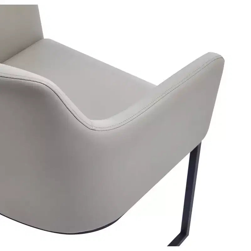 Set of 2 Serena Modern Leatherette Upholstered Dining Armchairs - Manhattan Comfort