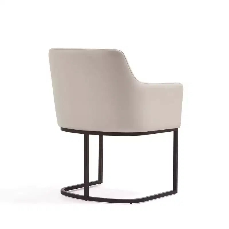 Set of 2 Serena Modern Leatherette Upholstered Dining Armchairs - Manhattan Comfort