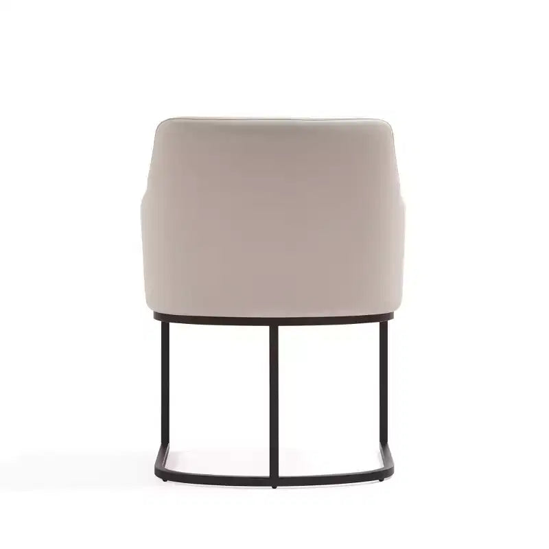 Set of 2 Serena Modern Leatherette Upholstered Dining Armchairs - Manhattan Comfort