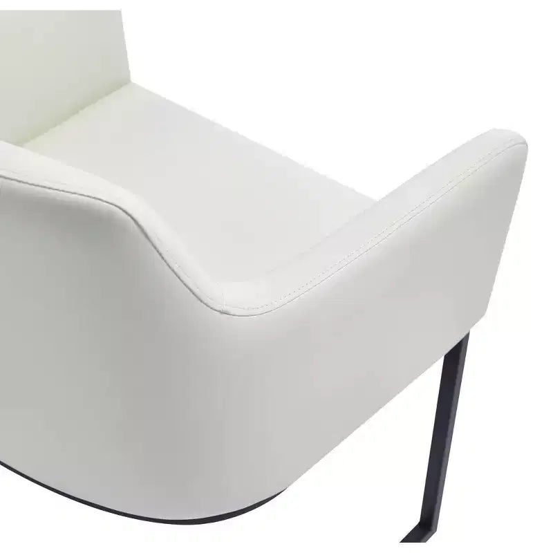 Set of 2 Serena Modern Leatherette Upholstered Dining Armchairs - Manhattan Comfort