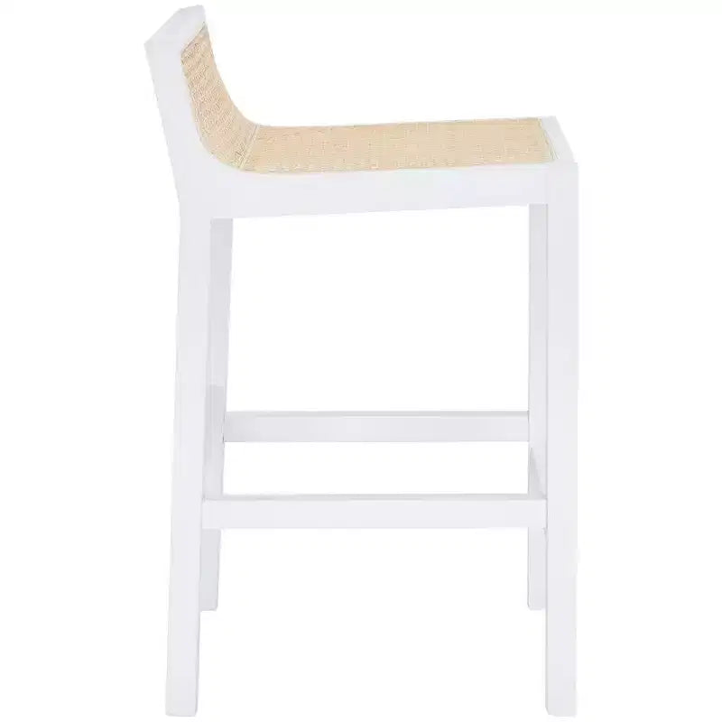 Saito Low Back Cane Counter Stool - BST9500 - Safavieh