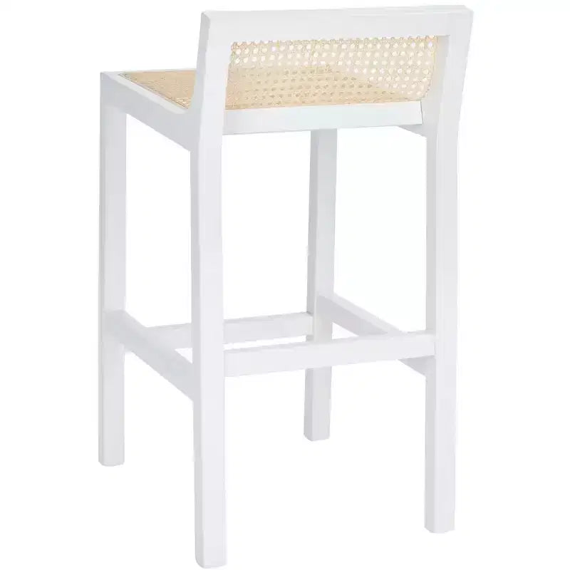 Saito Low Back Cane Counter Stool - BST9500 - Safavieh