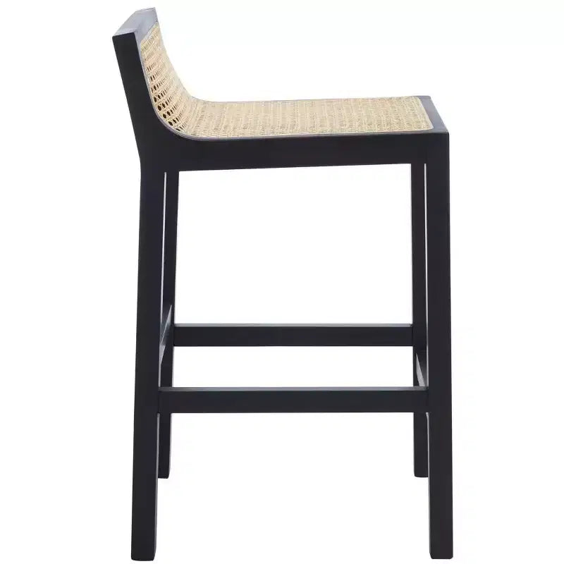 Saito Low Back Cane Counter Stool - BST9500 - Safavieh