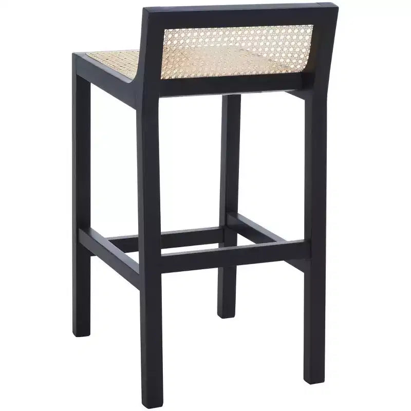 Saito Low Back Cane Counter Stool - BST9500 - Safavieh