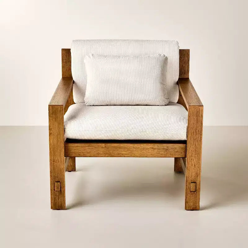 Wood Frame Upholstered Arm Chair - Hearth & Hand with Magnolia Furniture