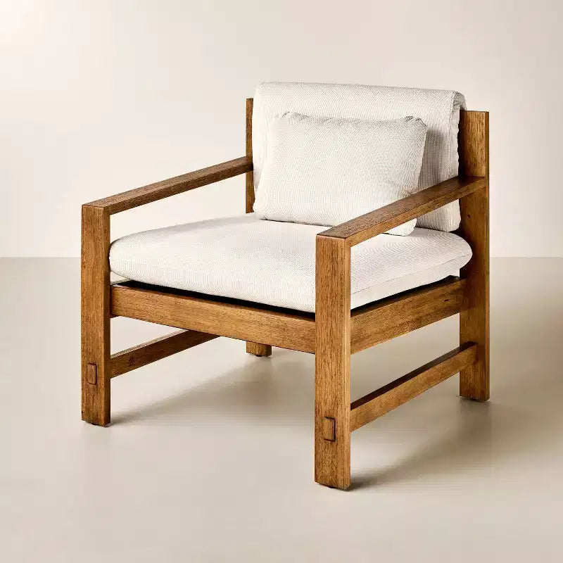 Wood Frame Upholstered Arm Chair - Hearth & Hand with Magnolia Furniture