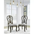 Signature Design by Ashley Maylee Dining Chair, Set of 2, Dark Brown
