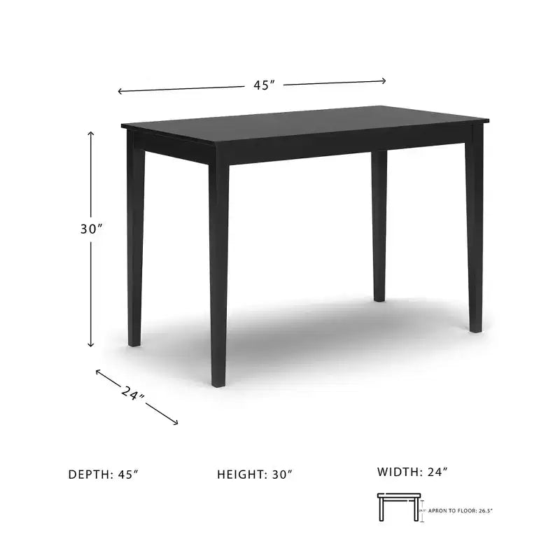 Signature Design by Ashley Contemporary Kimonte Dining Table, Dark Brown