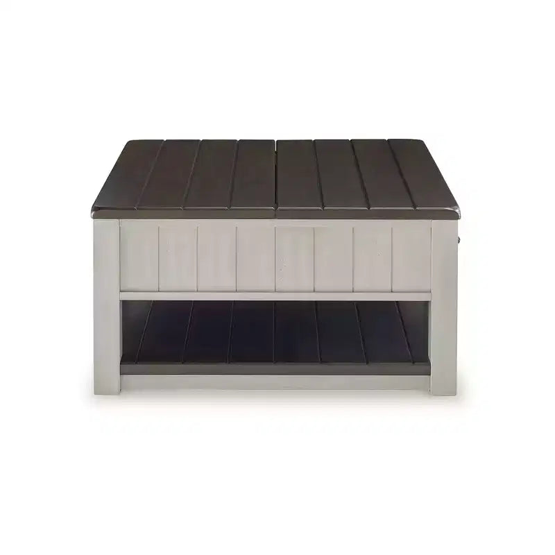 Signature Design by Ashley Darborn Lift-Top Coffee Table, Gray & Brown