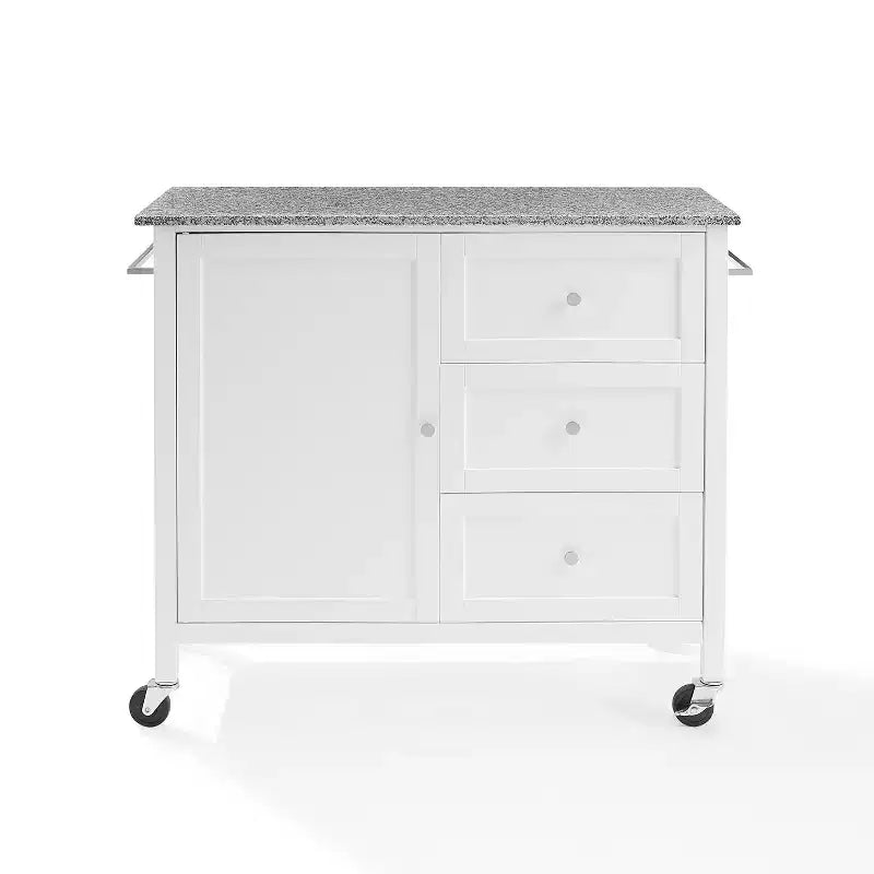 Soren Granite Top Kitchen Island/Cart - Crosley