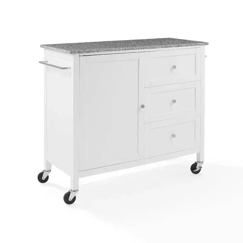 Soren Granite Top Kitchen Island/Cart - Crosley