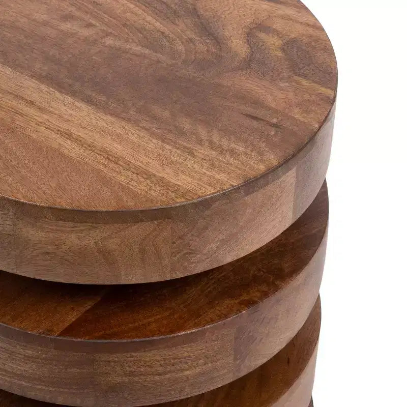 Kate and Laurel Omar Round Side Table