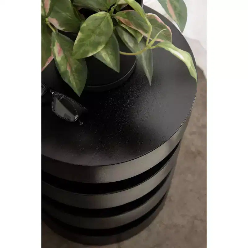 Kate and Laurel Omar Round Side Table