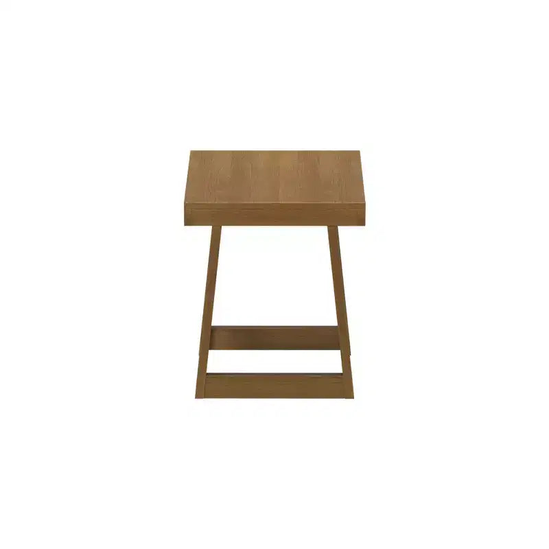Plank+Beam Solid Wood Classic Square Side Table, 20 Sofa Table for Living Room, End Table