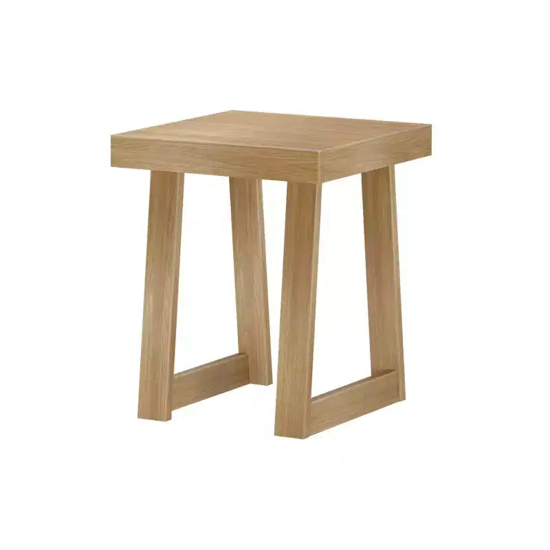 Plank+Beam Solid Wood Classic Square Side Table, 20 Sofa Table for Living Room, End Table