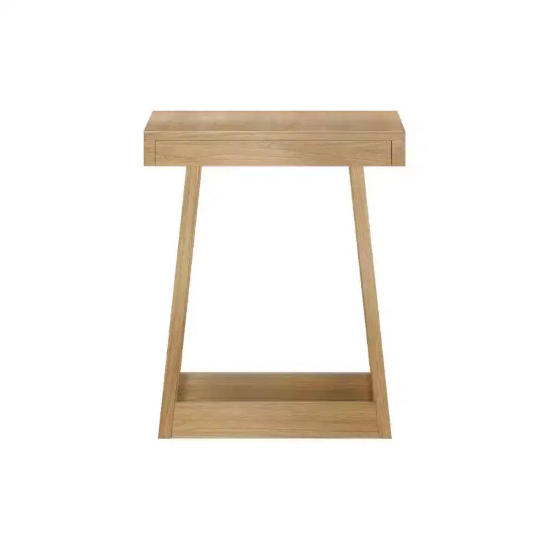 Plank+Beam Solid Wood Classic Square Side Table, 20 Sofa Table for Living Room, End Table