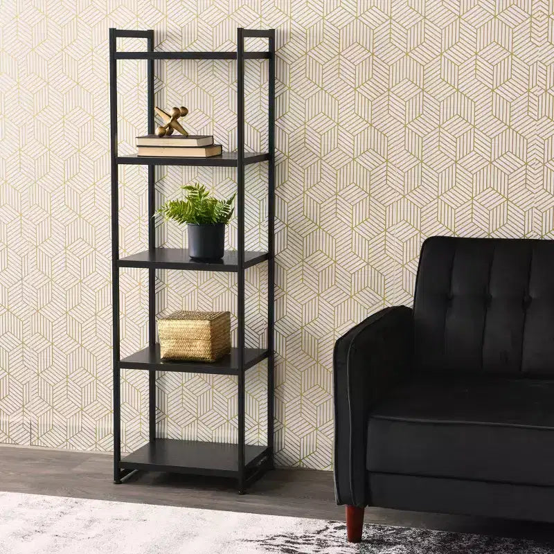 Household Essentials 59.1" Jamestown Narrow 5 Shelf Bookshelf