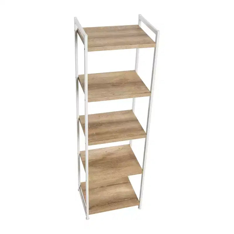 Household Essentials 59.1" Jamestown Narrow 5 Shelf Bookshelf