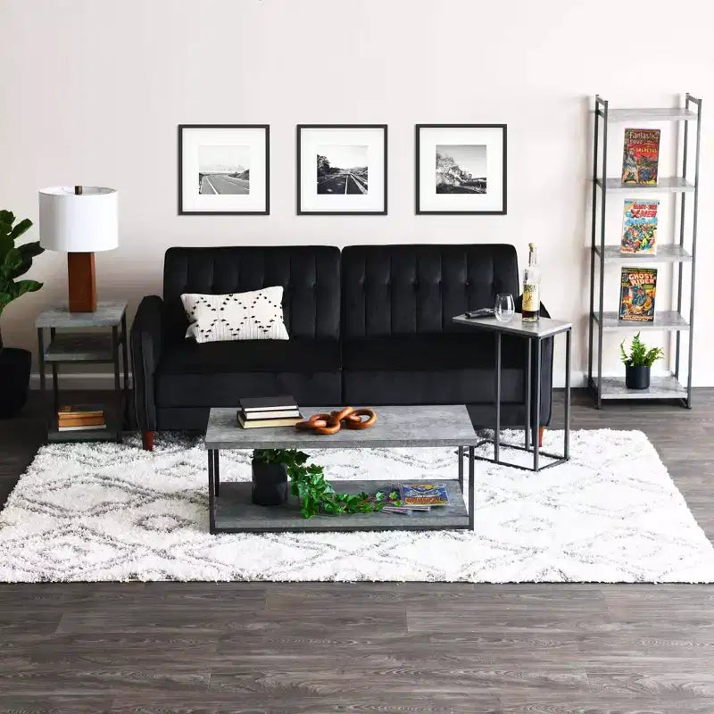 Household Essentials 59.1" Jamestown Narrow 5 Shelf Bookshelf