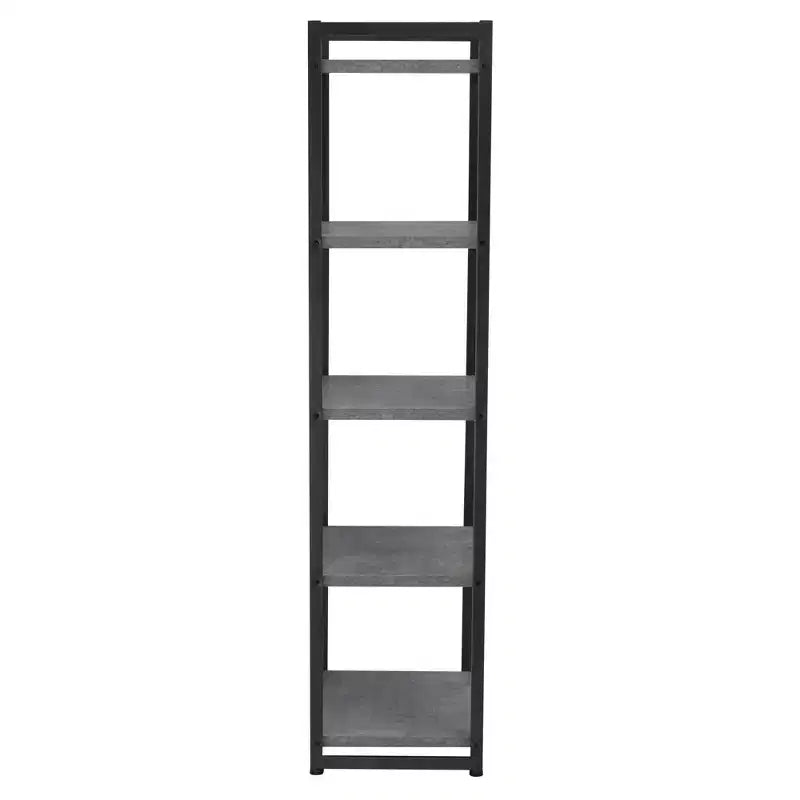 Household Essentials 59.1" Jamestown Narrow 5 Shelf Bookshelf