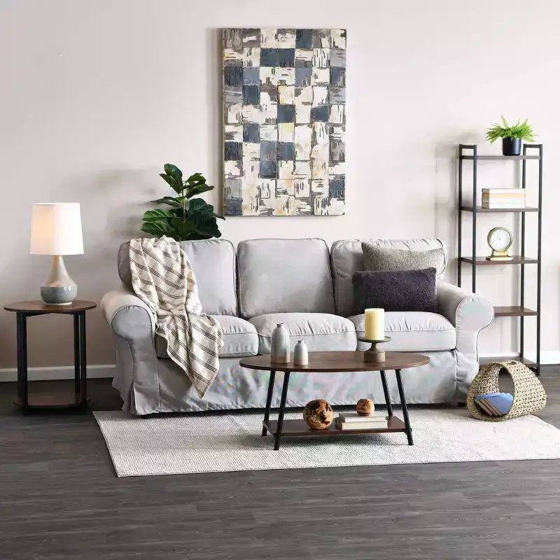 Household Essentials 59.1" Jamestown Narrow 5 Shelf Bookshelf