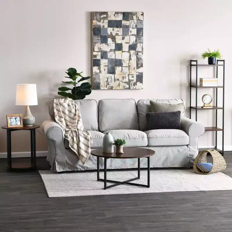 Household Essentials 59.1" Jamestown Narrow 5 Shelf Bookshelf