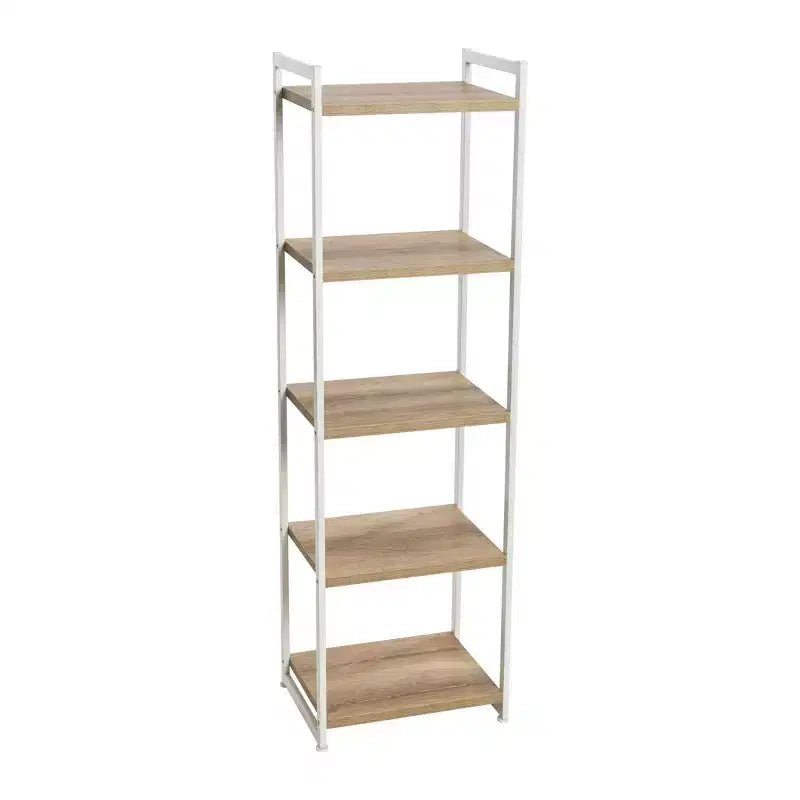 Household Essentials 59.1" Jamestown Narrow 5 Shelf Bookshelf