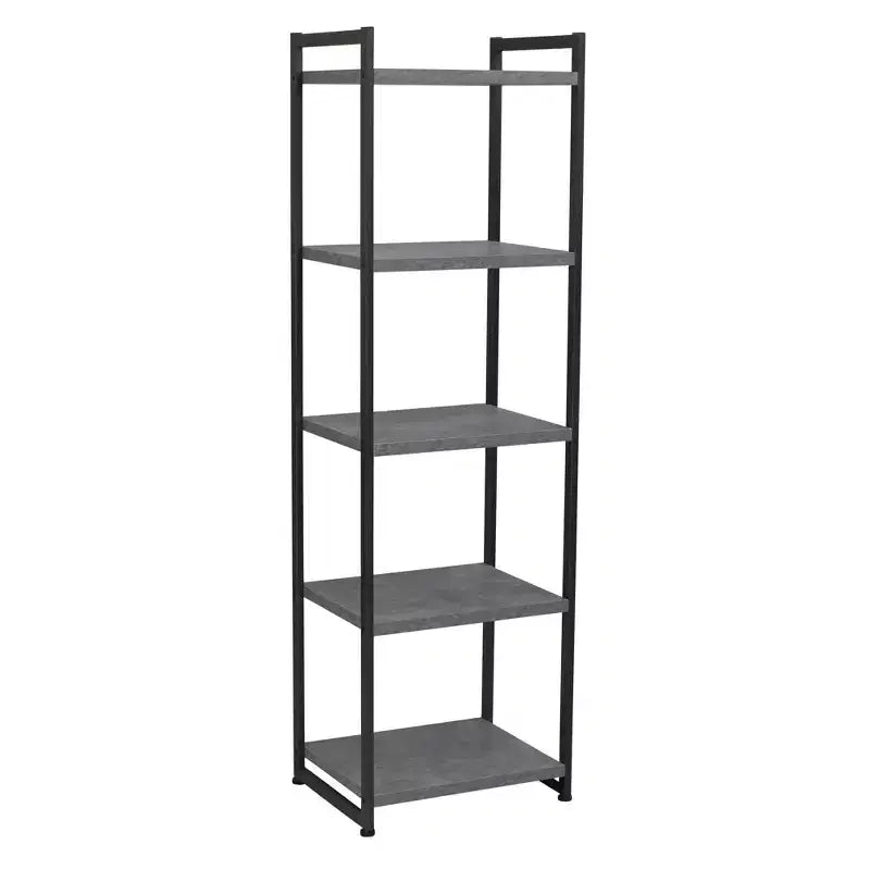 Household Essentials 59.1" Jamestown Narrow 5 Shelf Bookshelf