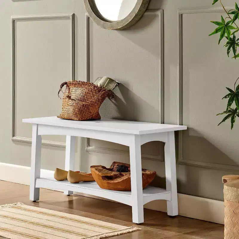 36" Middlebury Coat Hook with Bench Hall Tree Set - Alaterre Furniture