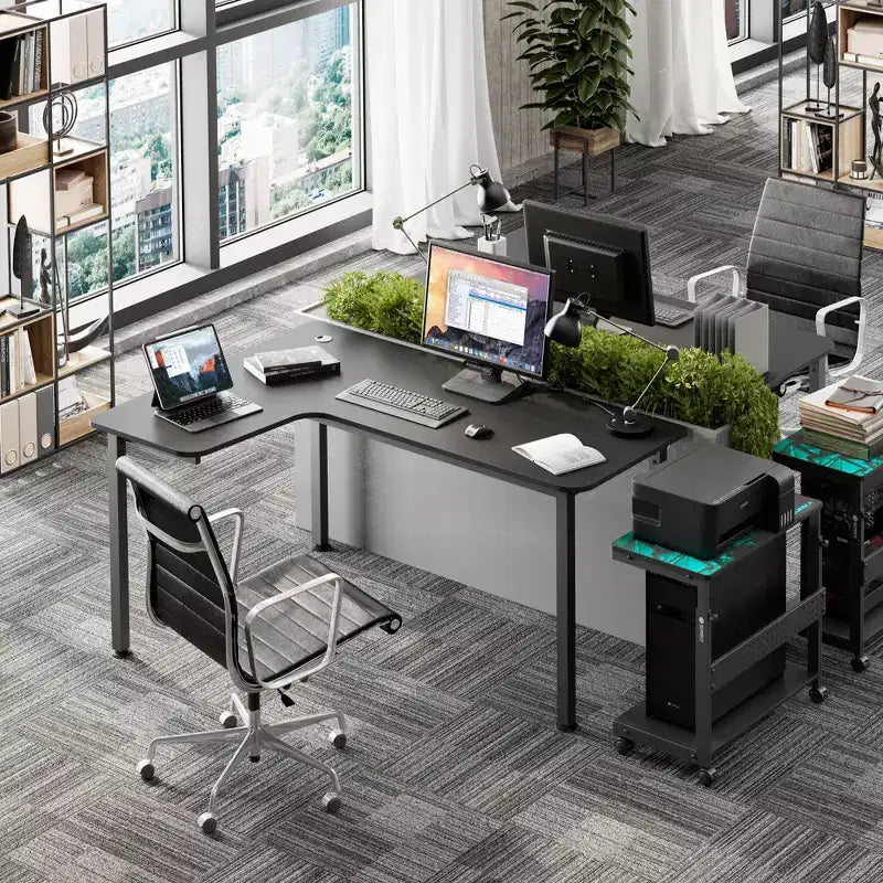 EUREKA ERGONOMIC 60x23 L-Shaped Office Desk
