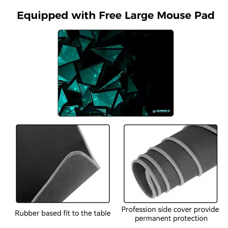 EUREKA ERGONOMIC 60x23 L-Shaped Office Desk