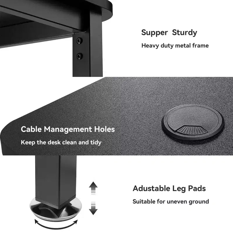 EUREKA ERGONOMIC 60x23 L-Shaped Office Desk
